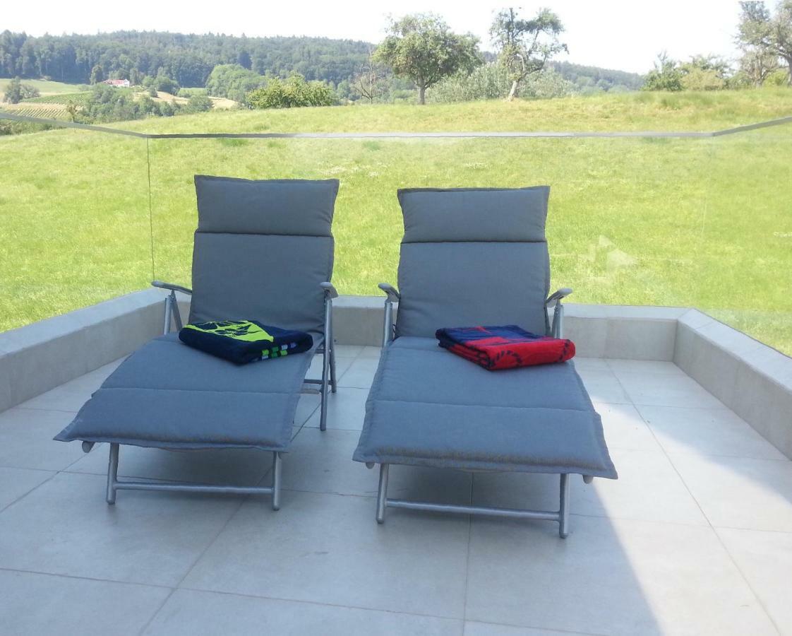 Passivhaus 750M Vom Bodensee -- 2X E-Bike Inklusive -- Neubau 2019 Am Ortsrand Ohningen Extérieur photo